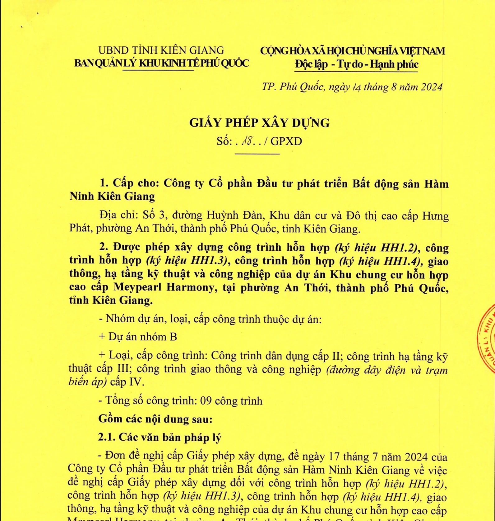 Giấy phép xây dựng - Trang đầu
